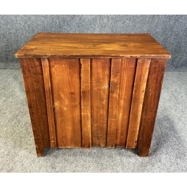 Wood Early 1900s Walnut 3-Drawer Chest For Sale - Image 7 of 10