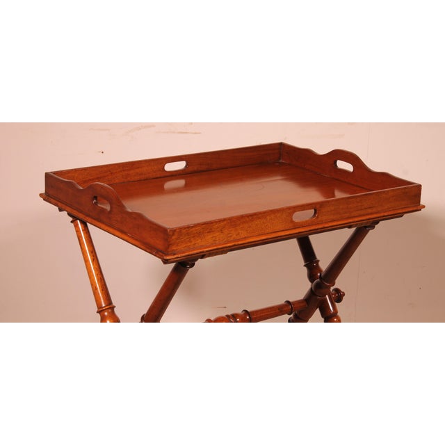Wood Mahogany Butler Tray, Early 19th Century For Sale - Image 7 of 13