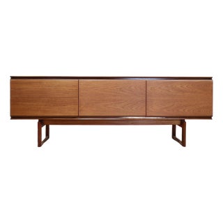 Mid Century Modern Vintage Teak Credenza Sideboard by White and Newton For Sale