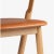 Nude dining chair, natural leather by Made By Choice (Upholstery Category 1) Nude Collection with Harri Koskinen...