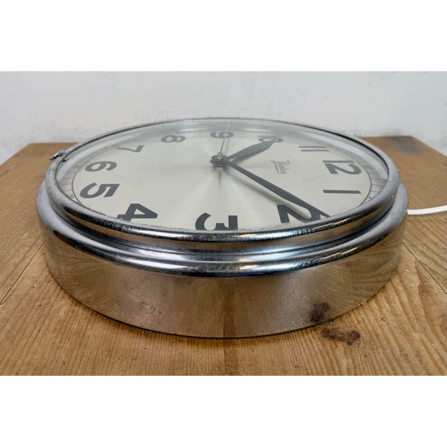 Vintage German Electric Wall Clock from Palmtag, 1960s For Sale - Image 13 of 18