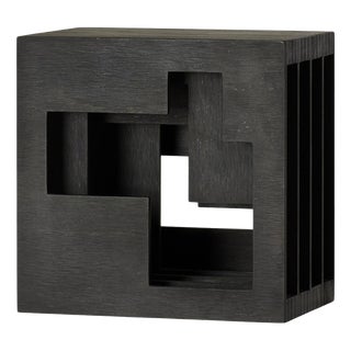 Cube Series 1 Wall Sculpture in Birch Plywood by A Hint of Neon For Sale