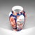 C.1940 Vintage Art Deco Japanese Ceramic Baluster Imari Urn For Sale - Image 4 of 13