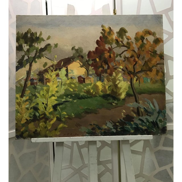 Painter born in Geneva in 1891. Died in Geneva in 1961. This piece has an attribution mark, I am sure that it is...