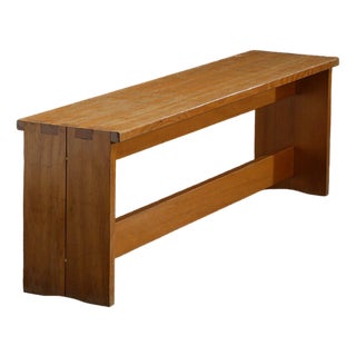 French Modernist Bench, 1960s For Sale