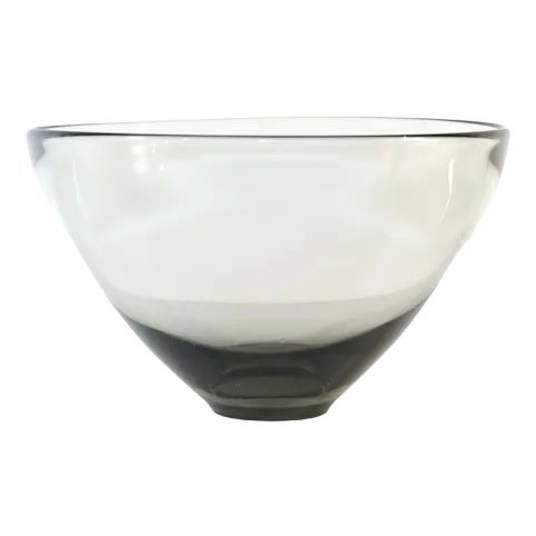Smoke Glass Model 18504 Bowl by Per Lütken for Holmegaard, 1960s For Sale