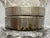 Metal Victorian Swirled Glass Inkwell: Antique Desk Decor For Sale - Image 7 of 10
