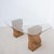 Glass and Bamboo Dining Table, 1970 For Sale - Image 6 of 8
