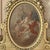 Wood Antique French Louis XVI Gilded Trumeau Mirror For Sale - Image 7 of 16