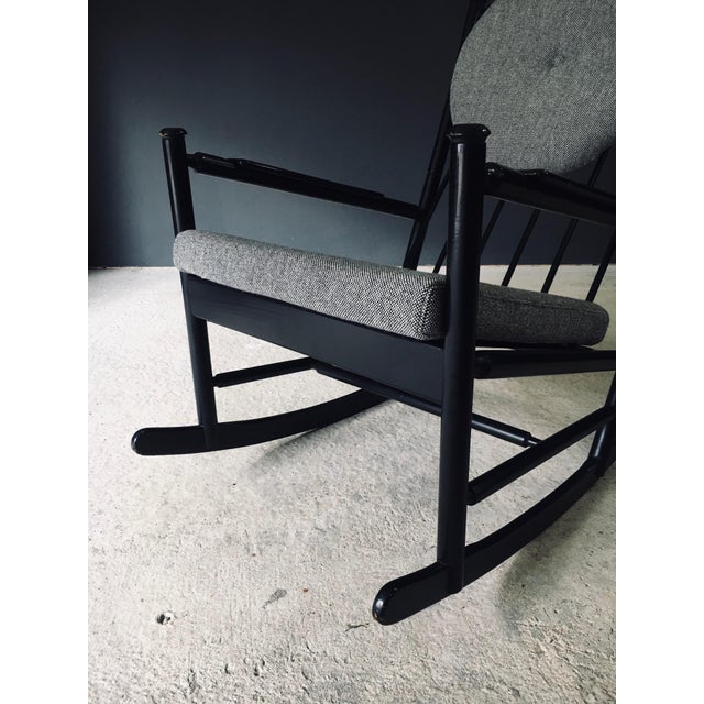 Mid-Century Modern Scandinavian Rocking Chair, Sweden, 1960s For Sale - Image 13 of 18