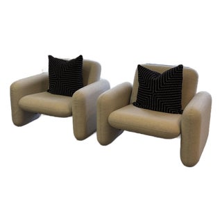 Herman Miller: Wilkes Modular Sofa Group Chair (2 Matching; Color: Luce Relic) For Sale