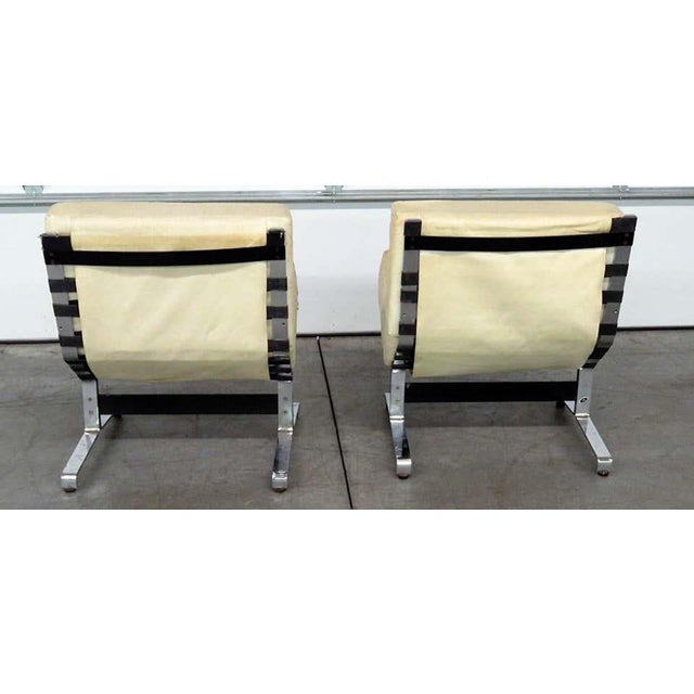 Mid 20th Century Italian Mid-Century Lounge Chairs - 2 Pieces For Sale In New York - Image 6 of 7