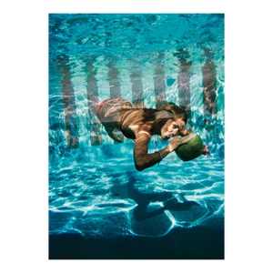 Original Slim Aarons Underwater Drink Photographic Print, Oversized 40"x30"