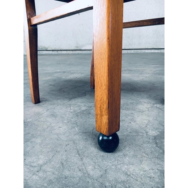 Set of Art Deco Belgian Side Chair, 1930s For Sale - Image 6 of 18