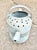 1940s Vintage Painted Striped Farmhouse Galvanized Garden Watering Can For Sale - Image 9 of 10