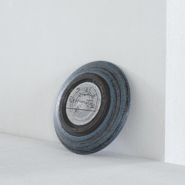 1940s Mid-Century Cobra Style Studio Pottery Dish by Jaap Dommisse, 1950s For Sale - Image 5 of 9