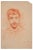 Man Portrait is a beautiful portrait drawn with a sanguine pencil by the French artist Georges Julien Sortais. The state...