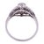 1910s 1910s Diamond Filigree Platinum Ring Size 7 For Sale - Image 5 of 7