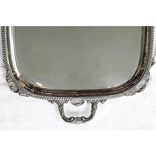 Large Silver Tray from Hawksworth Eyre & Co. LTD London For Sale - Image 4 of 8