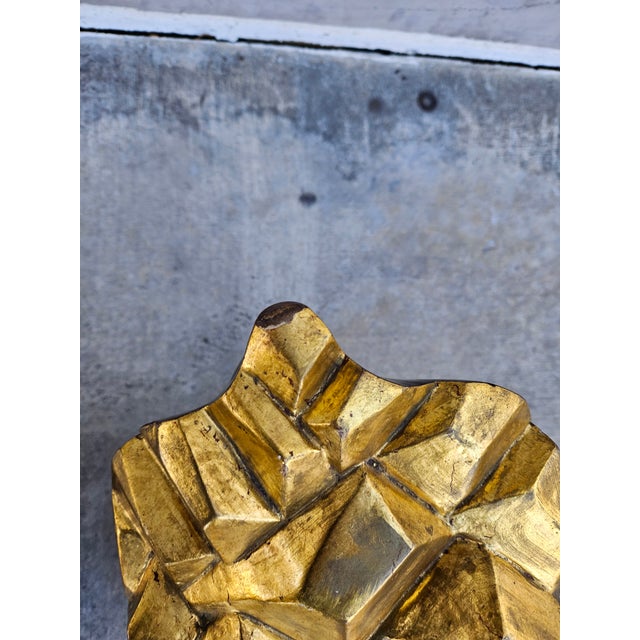 Brown Stunning Large Mid Century Neoclassical Carved Wood Head Signed Macias Mexican Artist For Sale - Image 8 of 12