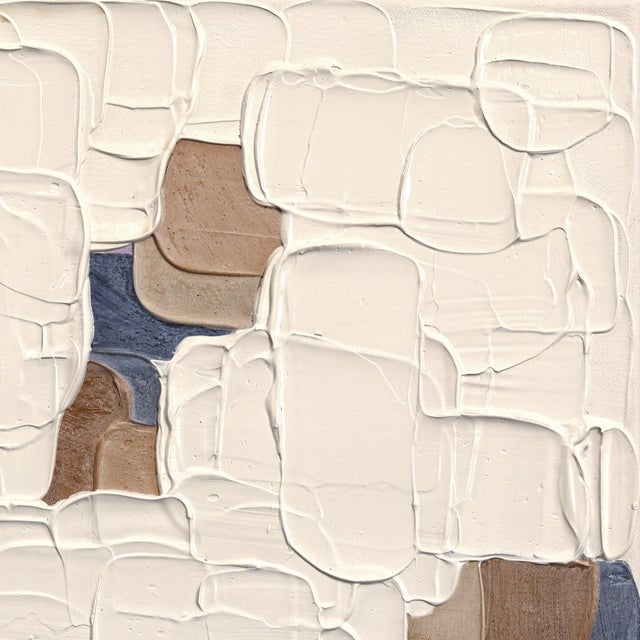 Abstract Textured Delicacies 3 - Impasto Textural Thick Acrylic Paint Abstract Original Artwork by Shiri Phillips For Sale - Image 3 of 9