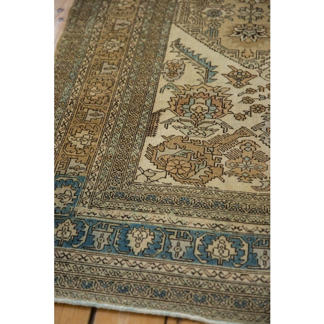 1970s Vintage Persian Ardebil Medallion Floral Wool Carpet For Sale - Image 10 of 12