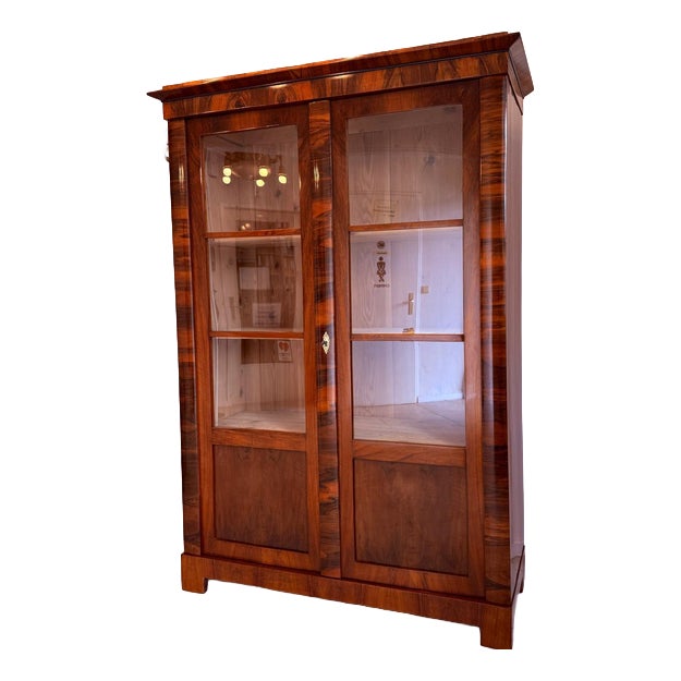 Antique Biedermeier Display Cabinet For Sale