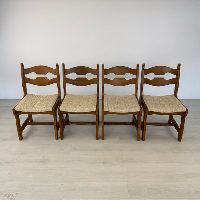 Brutalist Razor Blade Dining Chairs – Set of 4 For Sale - Image 4 of 13
