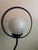 Vintage Postmodern Sculptural Serpentine Three Globe Floor Lamp For Sale In Chicago - Image 6 of 8