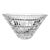 Transparent Mikasa Times Square Lead Crystal Centerpiece Bowl 10.75", Japan, C. 2001–2004 For Sale - Image 8 of 11