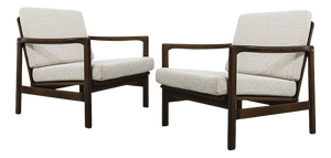 Mid-Century Modern Armchairs from Zenon Bączyk, 1960s, Set of 2