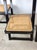 Wood Set of 4 Folding Chairs With Black Lacquer Finish and Caned Seats For Sale - Image 7 of 18