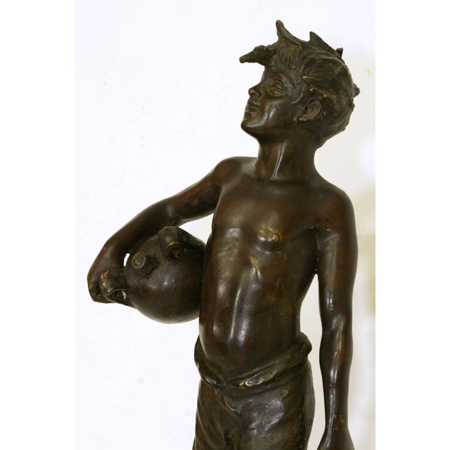 Italian School, Water Carrier with Amphorae, 1920s, Bronze For Sale - Image 6 of 15