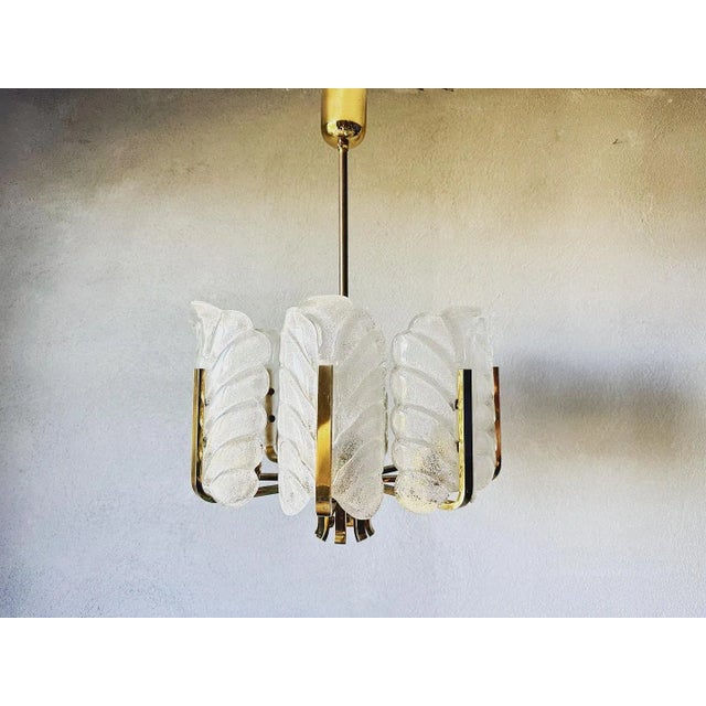 Gold Vintage Chandelier by Carl Fagerlund, 1970s For Sale - Image 8 of 13