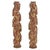 Portuguese Baroque Columns, 1800s, Set of 2 For Sale - Image 5 of 5