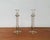 Vintage Glass Candleholder, 1970s, Set of 2, in Very Good conditions. Designed 1970 to 1979