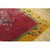 Textile 1920s Red Floral Birds Antique Chinese Art Deco Carpet 9'x12' Knotted Wool Rug For Sale - Image 7 of 7