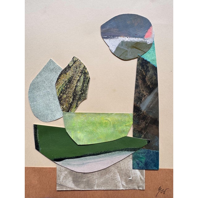 "Magic Still Exists 6" Original Mixed-Media Collage on Paper by Zac Woodiel For Sale - Image 4 of 8