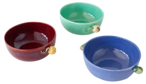 Small Bowls from Secla, 1970s, Set of 3