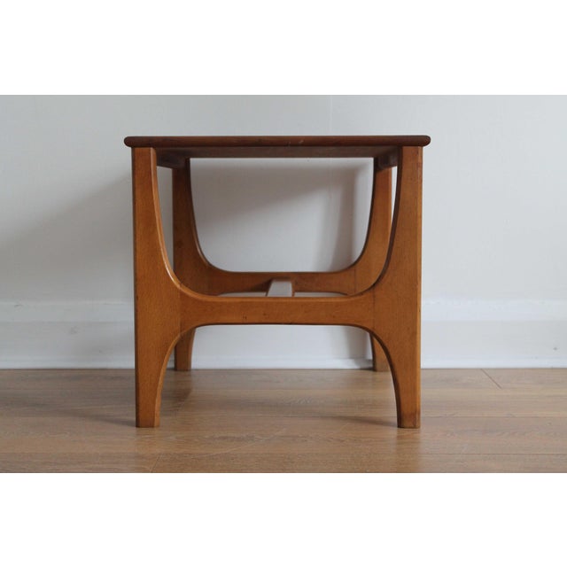 Mid-Century Modern Danish Minimalist Side Tables, 1960s, Set of 2 For Sale - Image 3 of 10