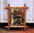 Early 20th Century Early 20th Century French Faux Bamboo Walnut Wall Mirror With Finials For Sale - Image 5 of 6