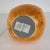 Vintage 1990s French Kostka Ceramic Table Lamp | Reactive Glaze | Amber Melon | Original Shade | Made in France For Sale - Image 9 of 10