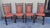 Signed old hickory Martinsville , Indiana set of six dinning chairs with nice old patina. These have a beautiful leather...