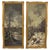 Art Nouveau Diptych Landscape, Oil on Canvas Paintings, 1930, Set of 2 For Sale - Image 11 of 11