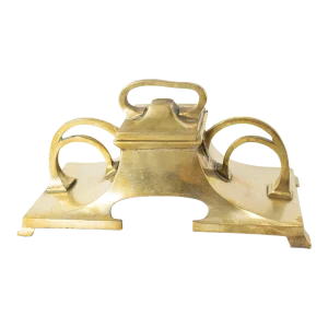 Early 20th Century Art Nouveau Bronze Inkwell