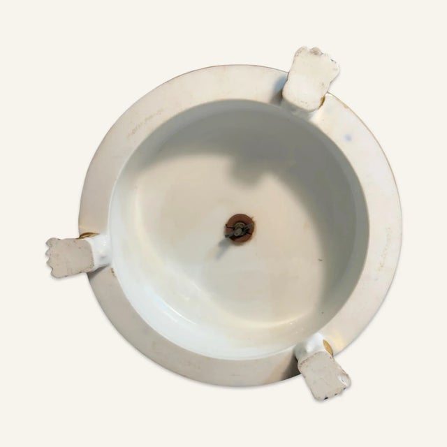 Blue 19th Century Petit Four Server, Possibly Nantgraw Porcelain For Sale - Image 8 of 8