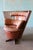 2000 - 2009 Pacific Green Tavarua Swivel Lounge Chair Palm Wood and Leather C. 2000s For Sale - Image 5 of 13