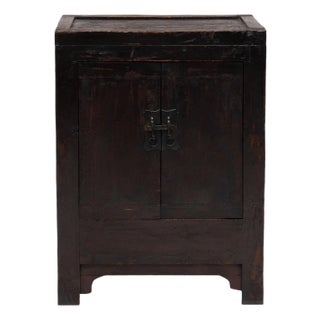 Chinese Lacquered Locking Cabinet, C. 1900 For Sale