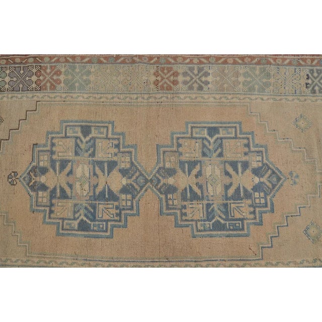 1950s Faded Oushak, Weathered Earth Tone Heritage Floor Art For Sale - Image 10 of 10