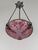 Art Deco French Art Deco Pendant Light by Le Verre Francais Schneider - 1925 Cameo Chandelier France For Sale - Image 3 of 17